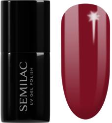 Semilac UV Hybrid Winter Collection gél körömlakk UV / LED-es lámpákhoz árnyalat 592 Jelly Cherry 7 ml