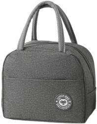 Flippy Termikus ételhordó, Flippy, Multifunkcionális, Rekeszes, Vízálló, Fogantyúkkal, Külső zseb, 22x14x19 cm, Szürke (131622)