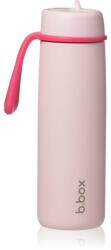 b.box Stainless Steel Thermos Bottle sticlă termos cu pai Pink Paradise 690 ml