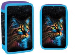 Daemi Felszerelt tolltartó, 2 cipzárral, 29 darabos, CAT (ROB-SC2913)