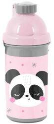 PASO Pandás műanyag kulacs - With love (PP25PB-3021) (paPP25PB-3021)