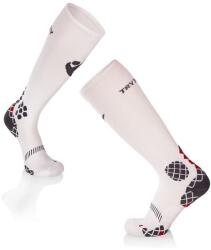 Try To Fly Kompressziós zokni futáshoz 3/4 Fehér - Szürke, 36-38 EU (TF42-207-01)