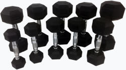 TUNTURI Súlyzószett Tunturi Rubber Dumbbellset 1-10 kg black