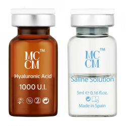 MCCM Medical Cosmetics Kit fiole cu acid hialuronic 1000UI si solutie salina 5g+5ml (MCCM-180)
