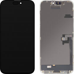 MP Display cu Touchscreen MP compatibil cu Apple iPhone 16 Pro Max, cu Rama, Versiune OLED FHD IC Movable, Negru - gsmnet