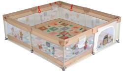 Moni Gamezone összecsukható járóka szőnyeggel, 60 labdával 150x200cm bézs