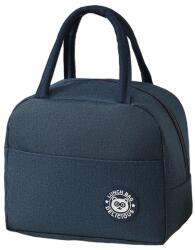 Flippy Thermo ebédtáska, Flippy, multifunkcionális, rekeszes, vízálló, fogantyúval, külső zsebbel, 22x14x19 cm, kék (131621)