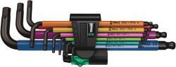Wera Set 9 chei TORX WERA forma L Metric cu protectie anticoroziva BlackLaser si identificare multicolora 05022089001 (WR05022089001) Cheie imbus