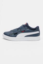 PUMA Puma, Rickie Classic tépőzáras sneaker, Fehér, Tengerészkék, 35 EU (394253-01-2.5)