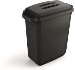 DURABLE Szemetes, 60 l, műanyag, DURABLE DURABIN ECO, fekete (DB1800503221) (DB1800503221)