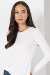 Benetton United Colors of Benetton, Kerek nyakú pamutfelső, Fehér, L (3GA2E16F9-101-L)