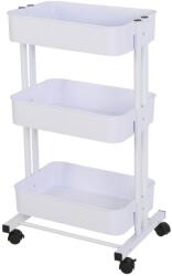 Unic Spot Debby gurulós tároló polc, fehér