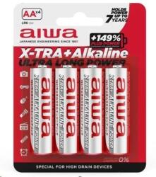 Aiwa X-tra Plus ceruza elem (AA) 4db