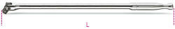 920M/35L 1/2-os csuklós fém hajtószár, hosszított kivitel