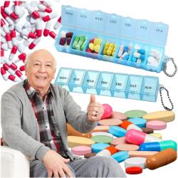  Heti tablettaszervező doboz időseknek