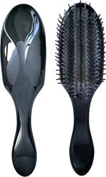 URESHII Fejbőrkefe L haj- és fejbőrápoló kefe Fekete