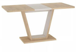 SIGNAL MEBLE Nigel bővíthető étkezőasztal laminált lappal cremona tölgy + kasmír színben