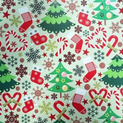 Cardex Zöld karácsonyfás csomagolópapír 200x70cm (K17000001B/zk)