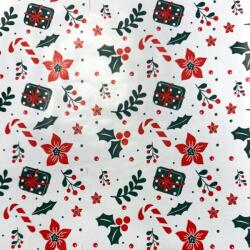 Cardex Piros cukorpálcás csomagolópapír 200x70cm (K17000001B/pc) - jatekshop