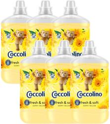 Coccolino Happy Yellow Clătire concentrat 408 spălare 6x1700ml (8720181410666)