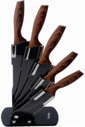 Voltz Set cutiteOliver Voltz OV51633J5, 6 piese, Acoperire marmura, Suport, Gri/Maro (OV51633J5)