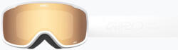 Giro Дамски скиорски очила Giro Moxie white stacked/amber gold/yellow