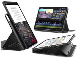 ESR IPAD Pro 11 (2024) ESR FLIP HYBRID szilikon telefonvédő aktív FLIP, ceruza tartó, FEKETE GP-178809 (GP-178809)