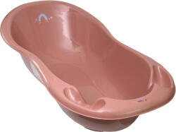 TEGA BABY BABY Fürdőkád Lefolyóval 102cm Meteo - Old Rose