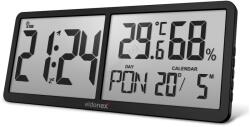 Eldonex ECL-1110-BK - Цифров стенен часовник TimeCheck 4xAA черен (TD0152)