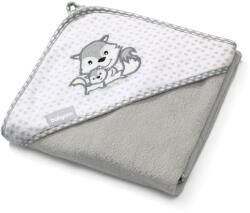 BabyOno BabyOno, Vulpite, Prosop de baie din bambus cu gluga, 100x100 cm