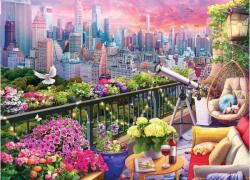 EUROGRAPHICS 6000-6161 - NY Rooftop Garden - 1000 db-os puzzle (6000-6161)