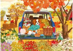 Magnolia 9108 - Dog in the Car - 1000 db-os puzzle (9108)