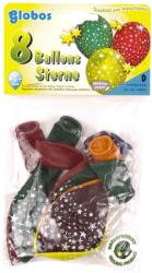 Retoys Csillag mintás lufi 8 darabos készlet - 30 cm Ajánlott 8-99 éves korig unisex (33637)