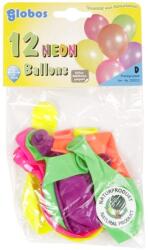 Retoys Neon színű lufi 12 darabos készlet - 25 cm Ajánlott 8-99 éves korig unisex (33565)