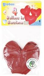 GLOBOS Szív alakú lufi 4 darabos készlet - 35 cm Ajánlott 8-99 éves korig unisex (33596)