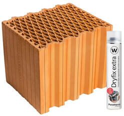 Wienerberger Porotherm 30 X-therm Rapid Dryfix tégla (831632)