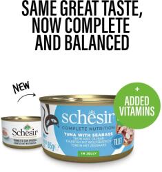 Schesir macskaeledel - Tonhal és tengeri sügér aszpikban 85 g