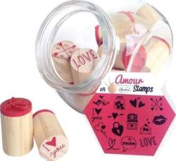 Aladine Stampo Bocal Tömítéskészlet 14 db-Szívek (85005)