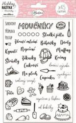 Aladine Stampo Hobby Tömítéskészlet 45 db-Péksütemények (55410)