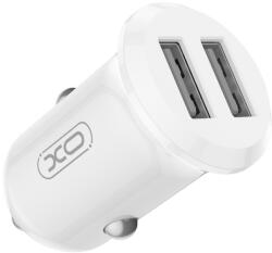 XO CC67 autós töltő Dual USB 2.4A (Fehér)