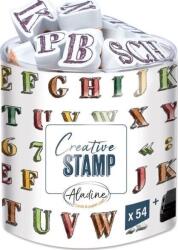 Aladine 03727 Tömítéskészlet 54 db-Ábécé és számok (03727)
