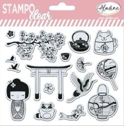 Aladine Stampo Clear Bélyegzőkészlet Japan 15 db (04243)