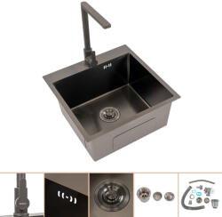 Leziter Korin II rozsdamentes mosogató (LRMKO-2) - homelux