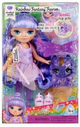 Rainbow High Papusa Rainbow High Littles, Rainbow Fantasy Fairies, Amethyst, 543435EUC Papusa