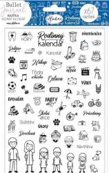 Aladine Stampo Tömítéskészlet 67 db-Családi naptár (55418)