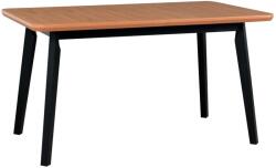 Mindigbútor Oslo 7 bővíthető étkezőasztal sonoma-fekete színben - sprintbutor