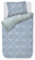 Pip Studio Set de lenjerie de pat single MOON FLOWER 140 x 200 cm, albastru, bumbac percală, Pip Studio (PIP332204) Lenjerie de pat