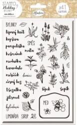 Aladine Stampo Hobby Tömítéskészlet 41 db-Gyógynövények (55408)