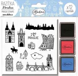 Aladine Stampo City Bélyegzőkészlet Prága 12 db (55379)