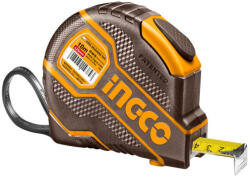 INGCO Ruletă de măsurat 10 m x 25 mm, cu înveliș de cauciuc (HSMT08101E)
